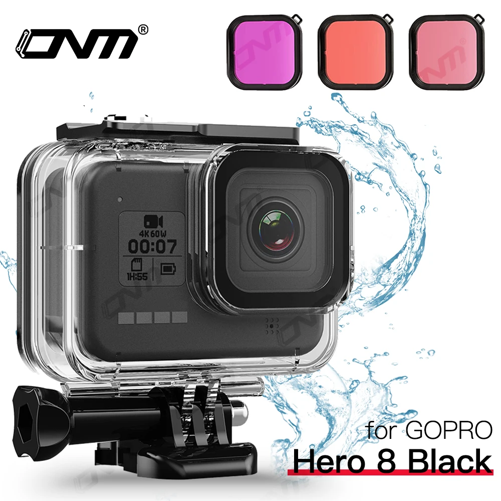 Waterproof Case For GoPro Hero 8 Black Underwater Diving Cover for
