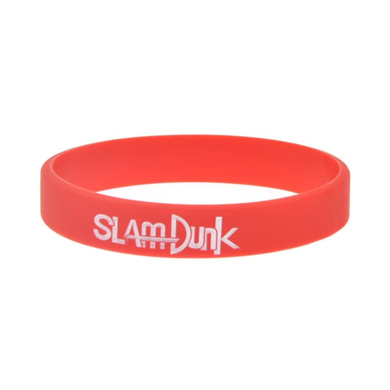 

50 шт. Slam Dunk Expert Sakuragi Hanamichi силиконовый браслет Молодежный Размер спортивный браслет