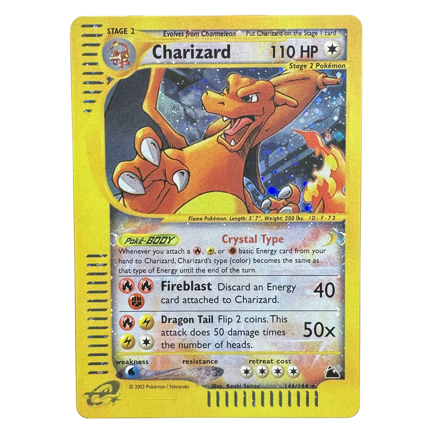 PTCG-Cartes Pokémon F Single 1st Edition E-Card, Charizard, Skyridge SK,  Foil Cards, Alakazam Classic Game Collection Proxy - AliExpress