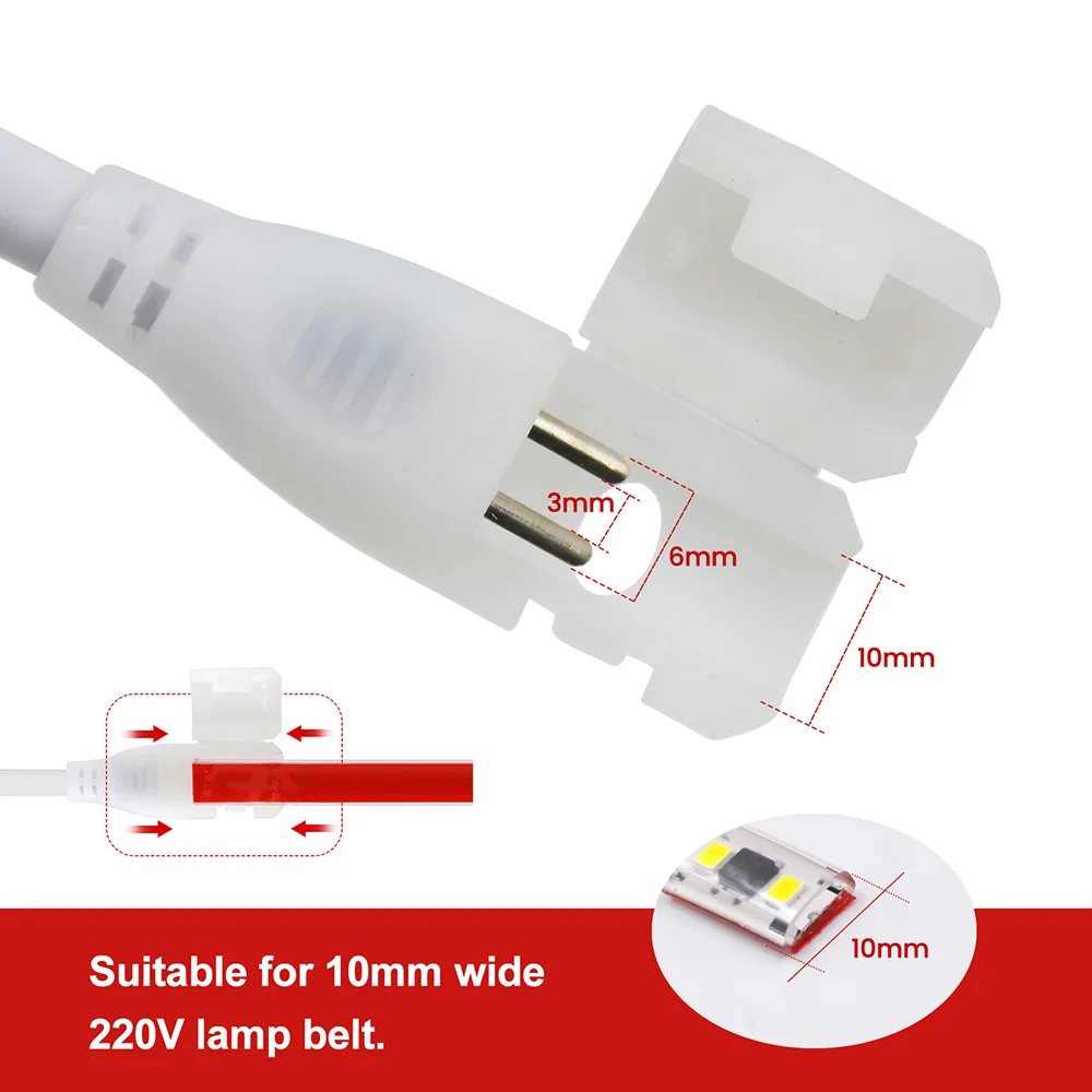 AC 2835 Led Strip Lights Dimmable 220V 230V 120 LEDs/m 0.5m 1m 2m 5m 10m 20m 50m Waterproof High Brightness Diode Tape Adhesive 6