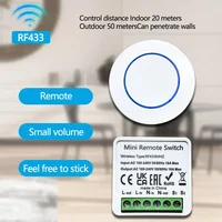 Light Switch Wireless Universal 433MHz Remote Control Switch 10A Relay Receiver Module Transmitter for Smart Home LED Fan DIY - Image 4