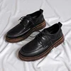 Men's Leather Shoes Non Slip and Waterproof Male Casual Shoe Flat High Quality Fashion 2024 Trend Elegant Footwear Offer