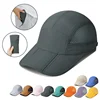 GADIEMKENSD Quick-Drying Foldable Portable Baseball Caps For Men Summer Sea Wave Embroidery Unisex Sport Sun Hats Snapback Cap 1