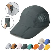 GADIEMKENSD Quick-Drying Foldable Portable Baseball Caps For Men Summer Sea Wave Embroidery Unisex Sport Sun Hats Snapback Cap 1