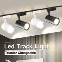 Led Track Light Tricolor Rail Track Ceiling Lamp Tricolor Spot Led Lamp 20W Spotlight indoor Light Fixture for Living Room Decor 1