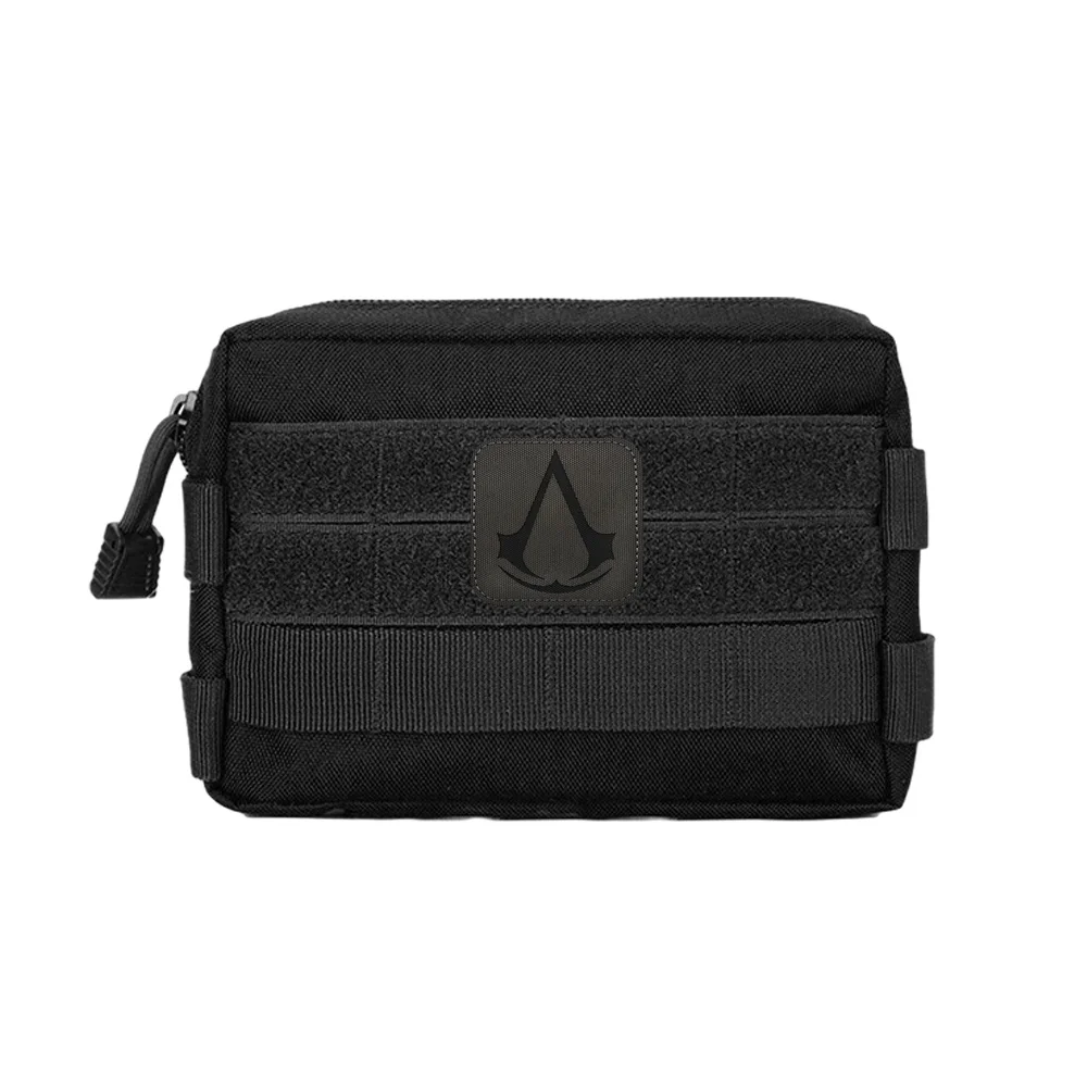 어쌔신 전술 패치 비디오 게임 벨크로 후크 루프 모랄 배지 패스너 자수 스티커 (모자, 몰리 백팩, 청바지용)