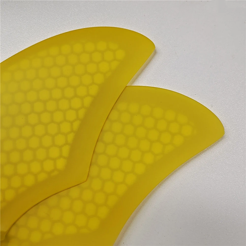 UPSURF FUTURE Keel Surf Twin Fins Set Honeycomb Fiberglass Surfboard Fins For Twin Board,Shortboard Keel Side Quilhas
