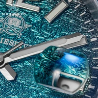 ADDIESDIVE 41mm montre de plongée pour hommes AD2513 200m étanche en acier inoxydable 316L montre-bracelet à Quartz calendrier BGW9 Super lumineux 2