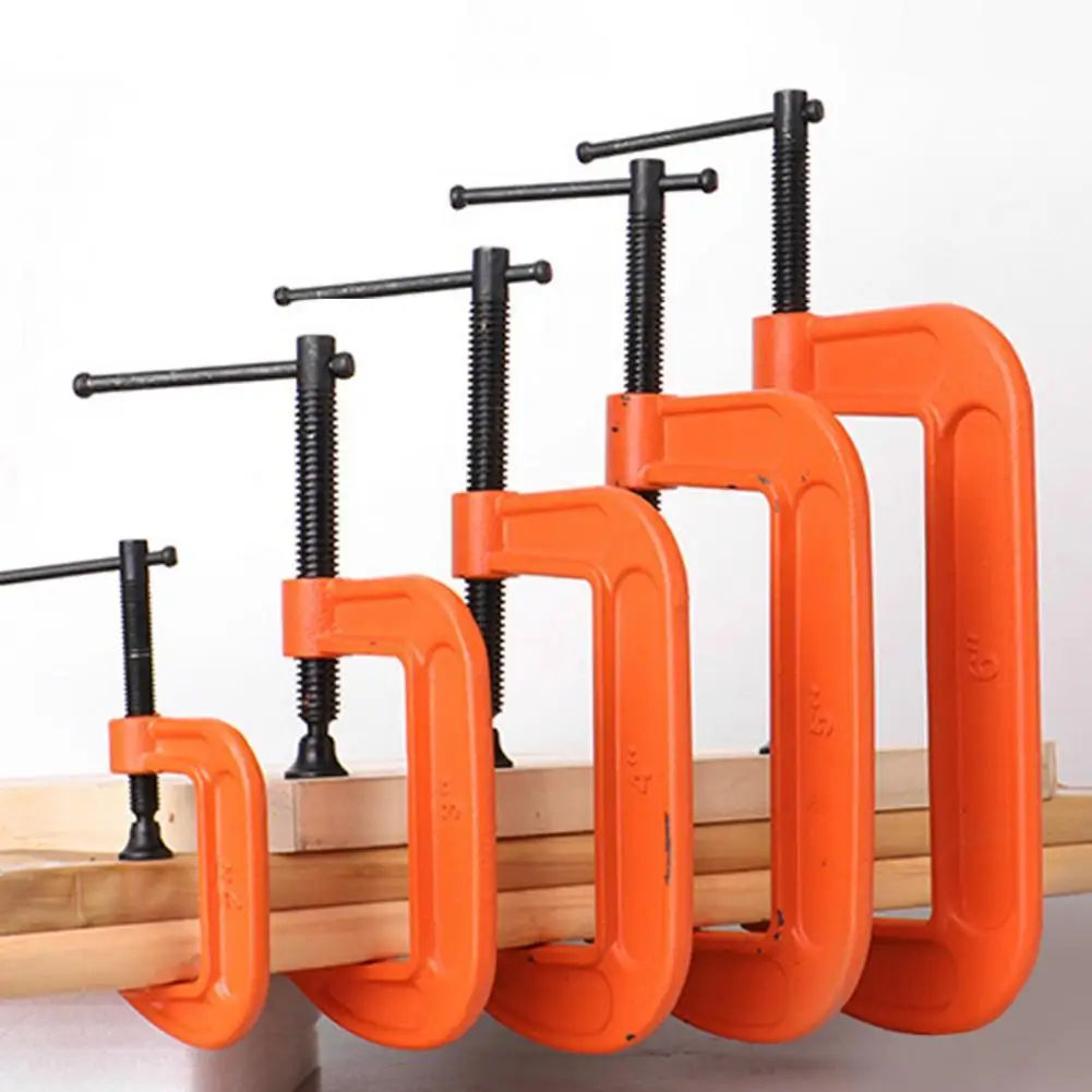 HighQualityGTypeClampAdjustAntirustHeavyDutySteelGClamp12