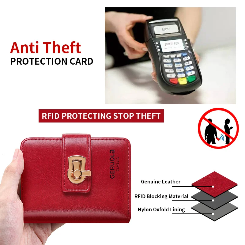 Spacious Card Slot Wallet with Coin and Key Holder - Ideal Birthday or Valentine's Gift