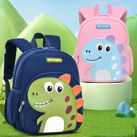 Cartoon Dinosaur Kindergarten Backpack Adjustable Waterproof Student Schoolbag Reflective Large Capacity Children School Bag 2