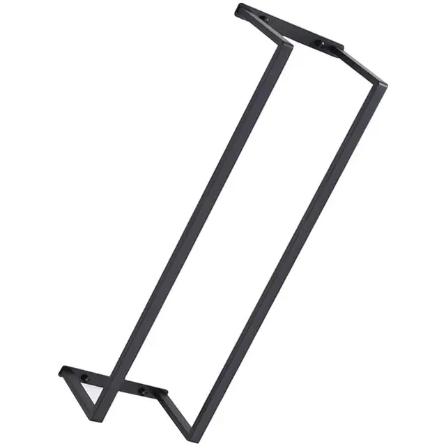 Törölköző Fürdőszoba Állvány Fali Szervizelő Tároló Polcok Fürdőszerelt Kézi Mosószer Törölközők Fogas Tartó Acél Bár Rozsdamentes - Image 4