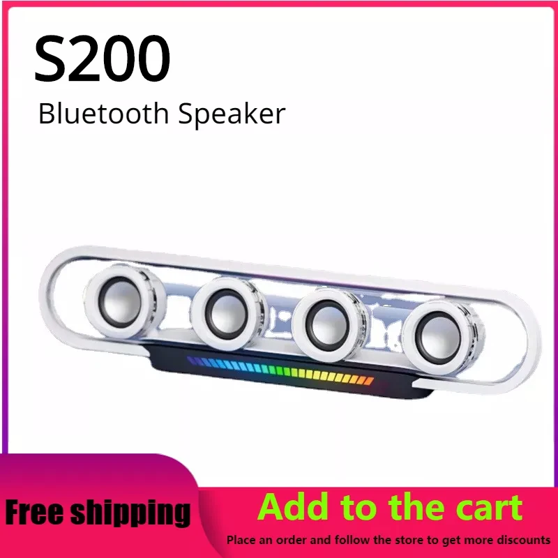 

Bluetooth-Колонка SOLOVE S200, домашняя Колонка для компьютера, домашняя Колонка для ноутбука, Высококачественная Bluetooth-колонка с сабвуфером