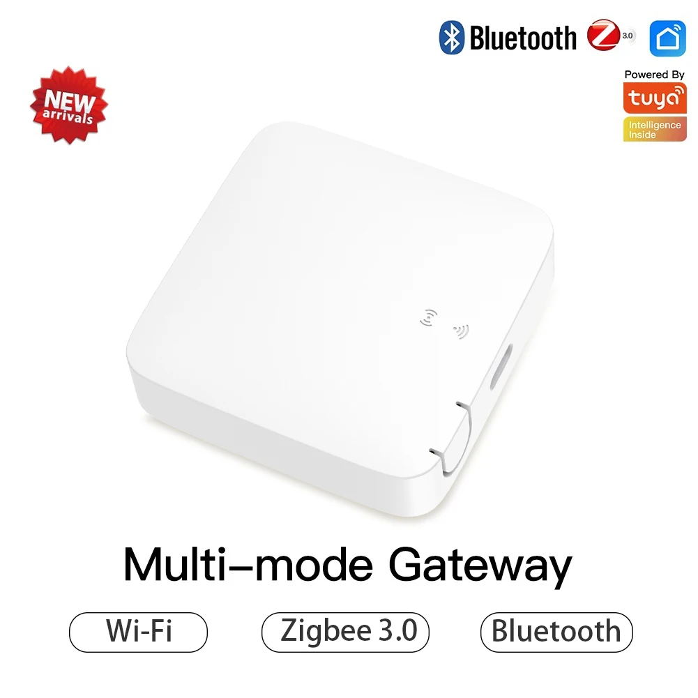 שער חכם במגוון מצבים ZigBee3.0 WiFi Bluetooth Mesh Hub שליטה אוטומציה עם אפליקציית Tuya Smart Voice דרך Alexa Google