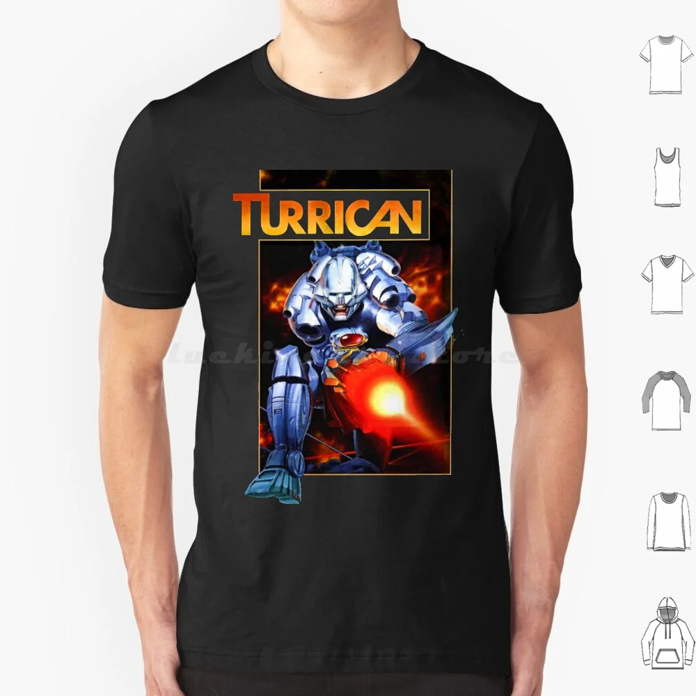 Turrican (Trasparente) C64 T Della Camicia Uomini Donne Bambini 6Xl Retro Vintage 80S Computer Di Casa Software C64 Commodore 64 Ghianda Del Drago