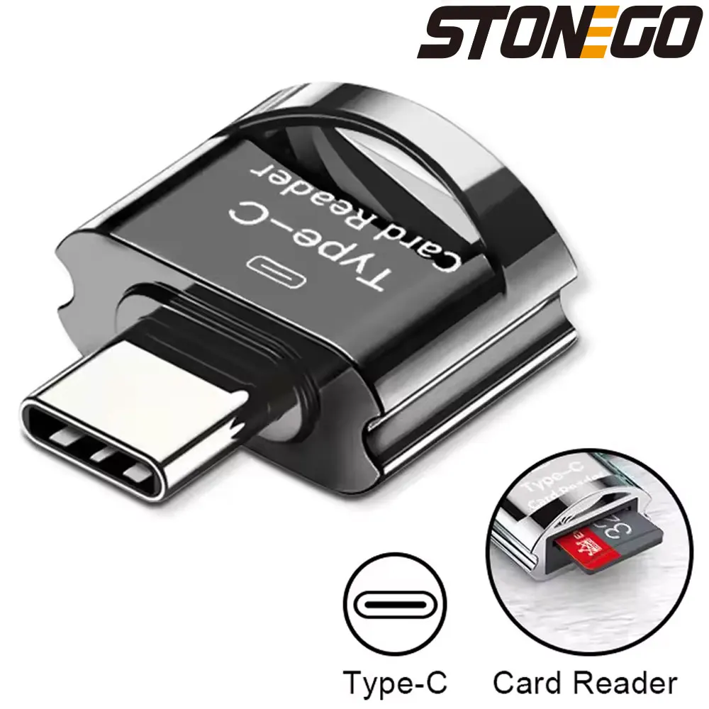 Stonego Usb 3.0 Tipo C A Micro-Sd Tf Adapter Lettore Di Schede Otg Mini Lettore Di Schede Lettore Di Schede Di Memoria Intelligente Per Telefono Porta