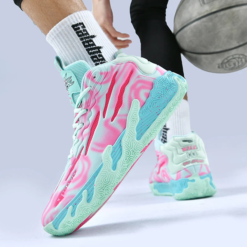Three ball Three generation Lamelo Ball MB.01 Men's Basketball Shoes Actual Combat Cushioned Low-top Sneakers Cushioned Rebound basketball shoes