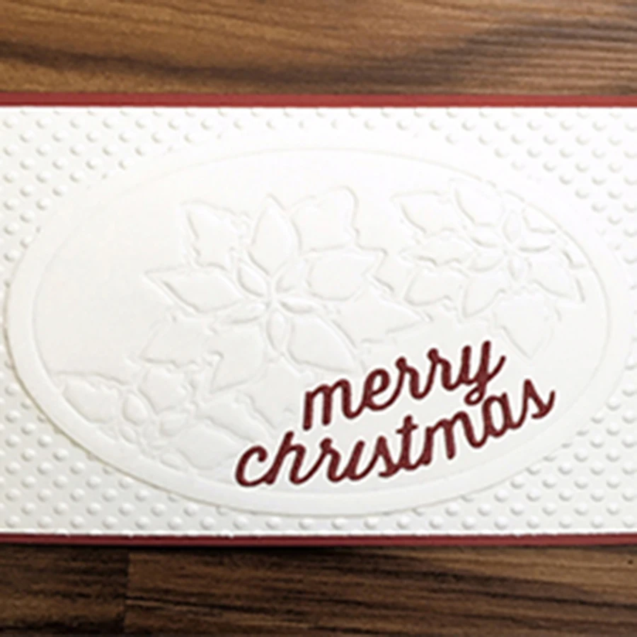 Metal Cutting Dies 2025 English Merry Christmas Letter Phrase Word For Scrapbook paper craft knife mould blade punch stencil