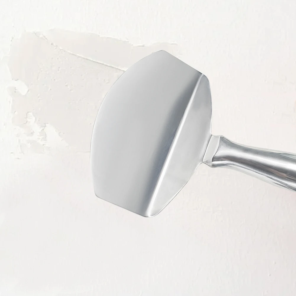 Stainless Steel Bucket Scoop Mud Scoop Putty Knife Scraper Drywall and Plaster Tool Hand Tool for Drywall Finishing 4