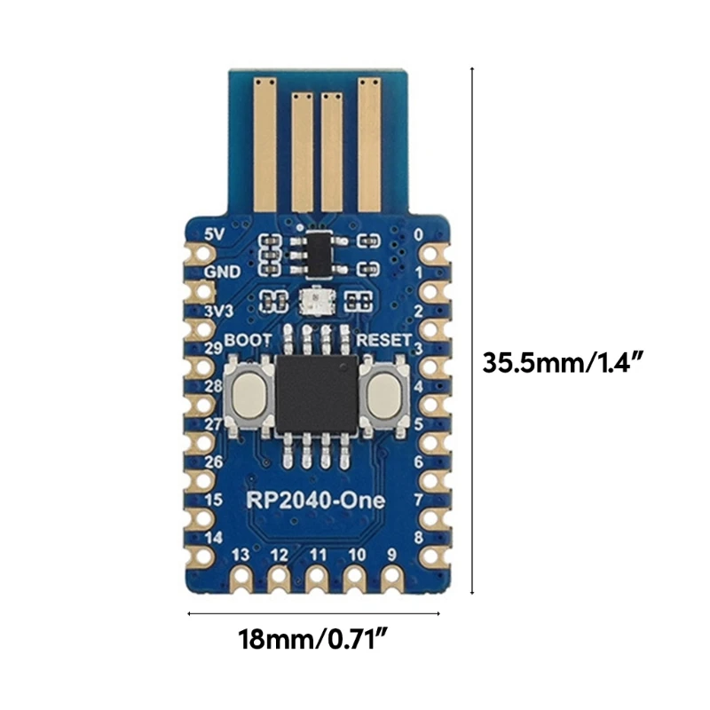 RP2040-Zero   ũ Ʈѷ Ĩ RP2040 USB-A  ̴   Pico  MCU 