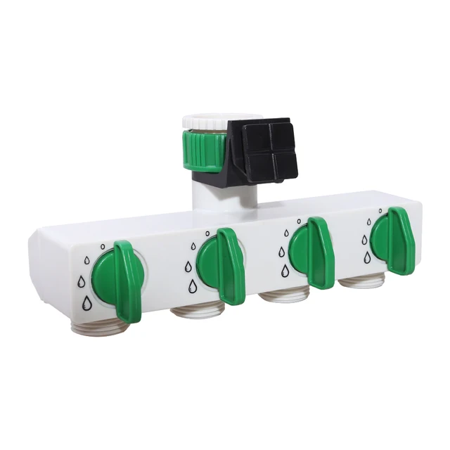 4 Wak Vízelosztó Tartozékok 10204 Tap Adapter Abs Műanyag Csatlakozó Tömlő Osztók A Tömlőcső Víz Csaptelepéhez #27212 - Image 2