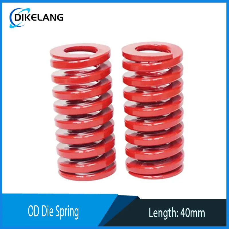 2Pcs Brand New 25mm OD Die Spring For Rear Trunk Tailgate Strut Support Left Bars Red For Tesla Model 3 2017 2018 20