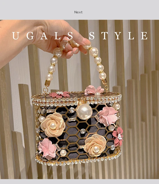 Shell mop bag metal mosaic clutch Wallet purse party bag for women Wedding  Box Clutch for Women: Handbags: Amazon.com