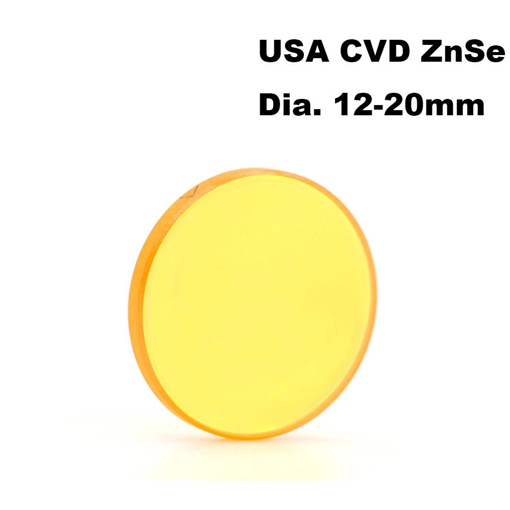 미국 CVD ZnSe Co2 레이저 렌즈 직경 CO2 레이저 조각 절단기용 초점 길이 63.5 101.6, 25 25.4mm, 127mm