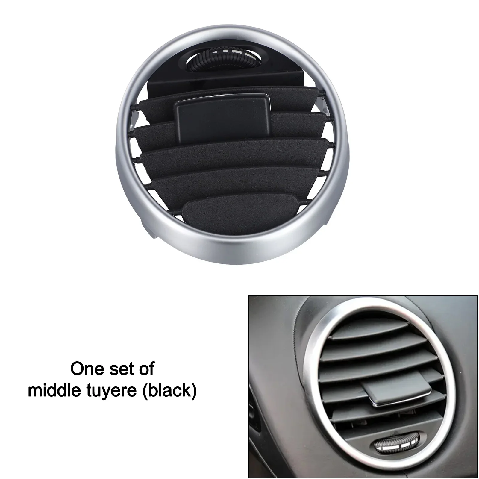 Car Dashboard Air Vent Outlet Panel For Mercedes-Benz W164 ML350 GL350 For GLEGLS Car Air Conditioning Outlet Paddle ABS