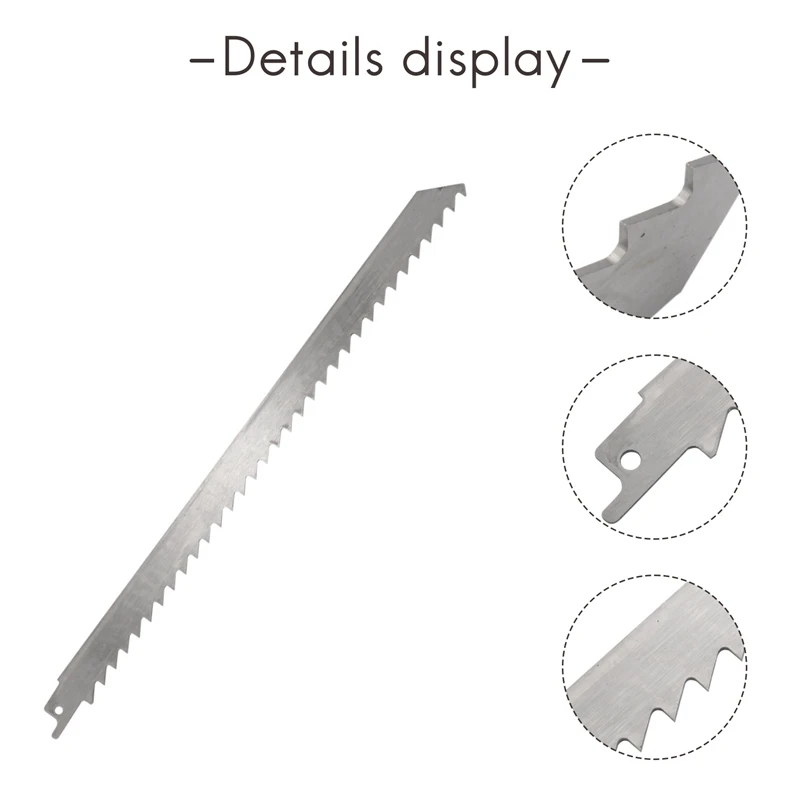 12Inch Reciprocating Saw Blade For Food Cutting Big Teeth Saw Blades For Freeze Meat, Ice Cubes 3Pcs 2