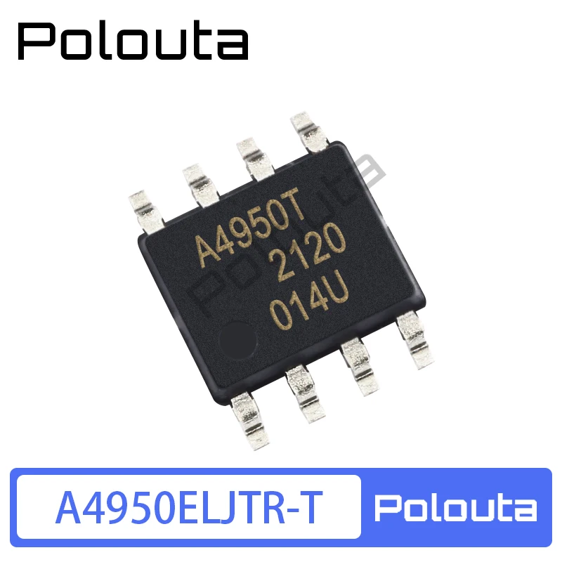 

2PCS A4950ELJTR-T A4950T A4950 SOIC-8 chip full-bridge DMOS PWM motor driver