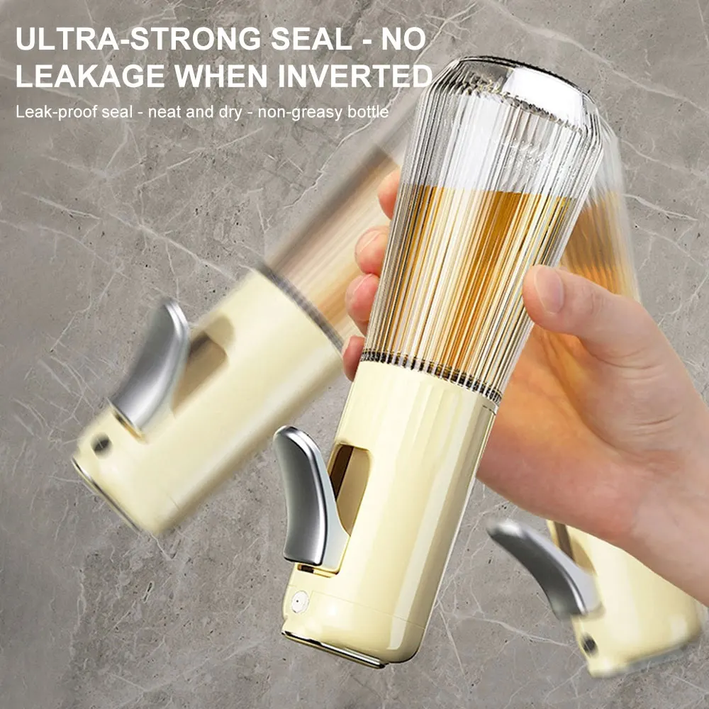 Upgrade Oil Spray Bottle for Kitchen Baking Roasting Glass Press Type Oil Sprayer Bottle Picnic Barbecue Olive Dispenser oil spray bottle