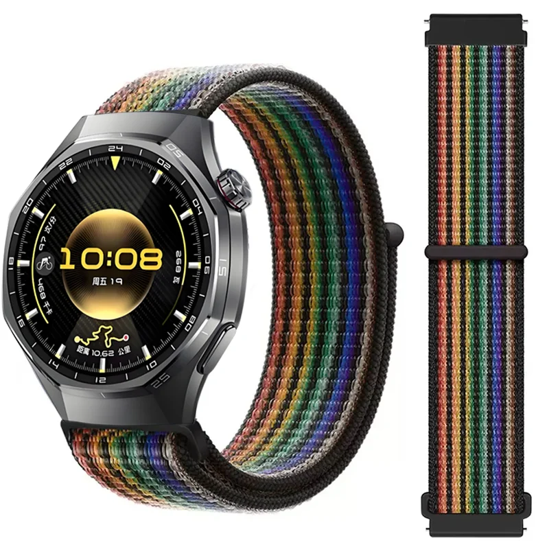 Adjustable Nylon Loop Strap, 22mm/20mm, Breathable and Durable Wristband Replacement Bracelet