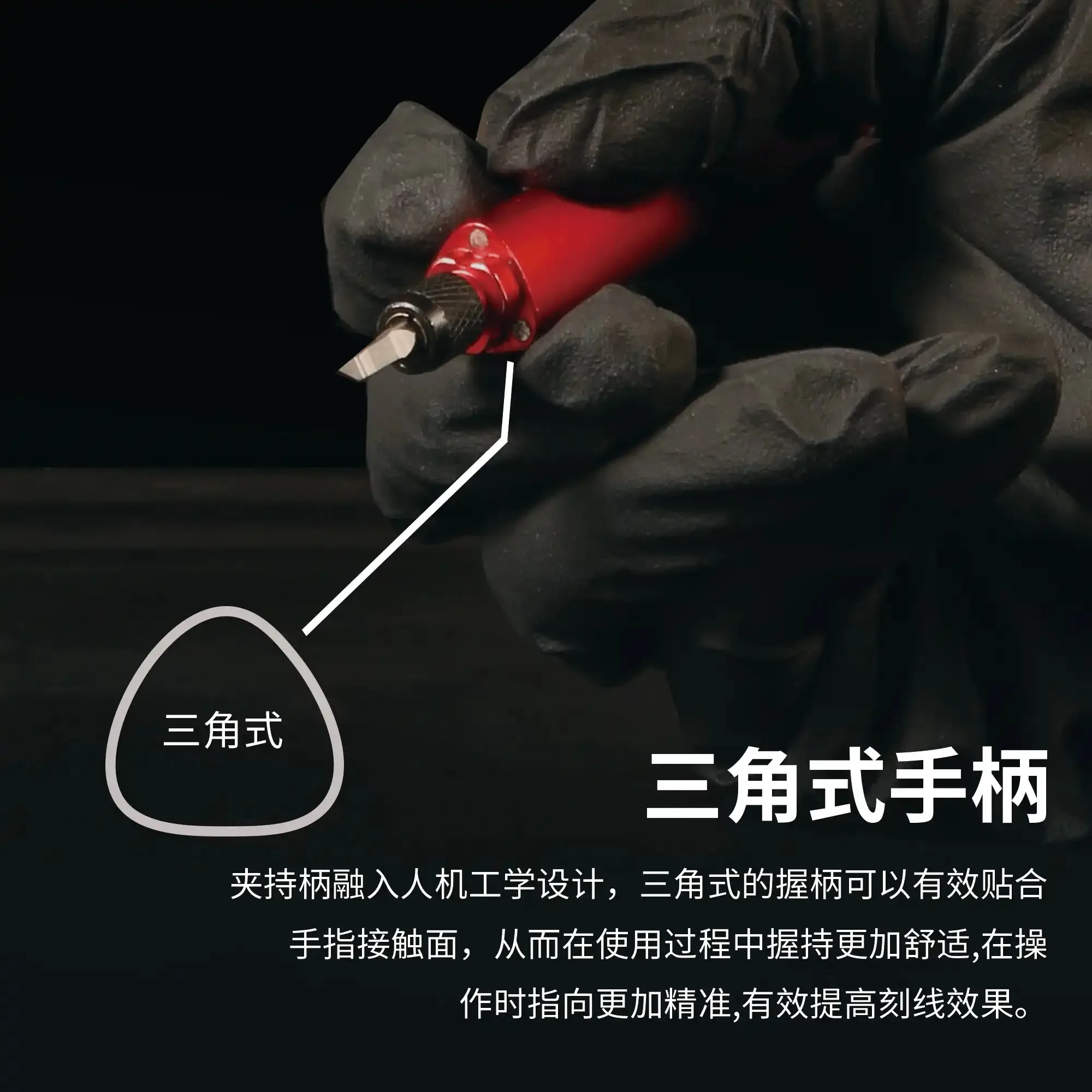 DSPIAE AT-TH 3.175mm Universal Clamp Handle Hook Knife Push Knife Scribing Carving Model Building Tools Model Tools