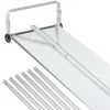 VEVOR Snow Roof Rake 30ft Reach Aluminium Roof Shovel with Slide Cloth Safe on Roof  Use for House Roof Car Snow, Wet Leaves 1