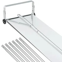 VEVOR Snow Roof Rake 30ft Reach Aluminium Roof Shovel with Slide Cloth Safe on Roof  Use for House Roof Car Snow, Wet Leaves 1