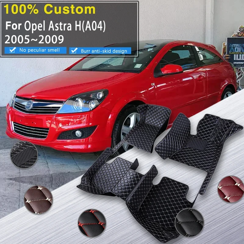 

Car Floor Mats For Opel Vauxhall Astra H A04 2005~2009 Waterproof Tapis De Sol Voiture Car Mats Floor Decoration Car Accessories