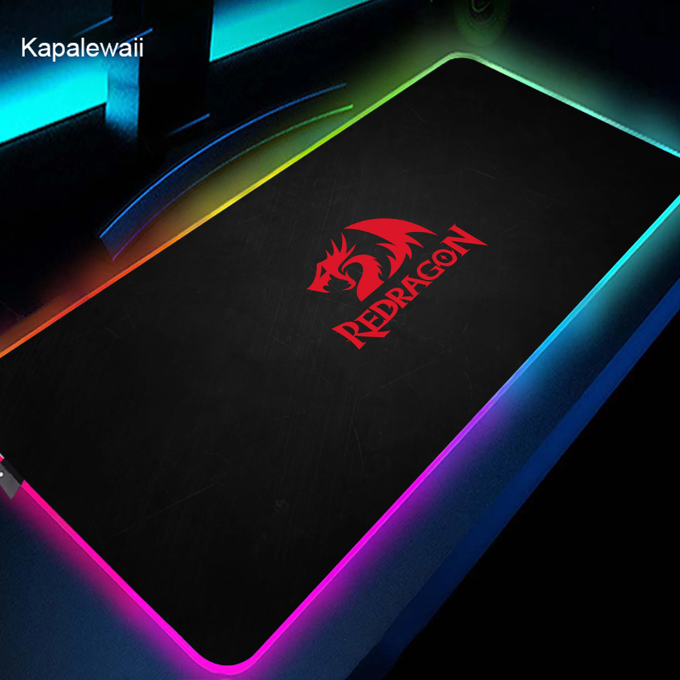 

Redragon Mouse Pad RGB Computer Gamer Mouse Mat Gaming Accessories Mousepad LED Backlight Luminous Deskmat Natural Rubber Carpet