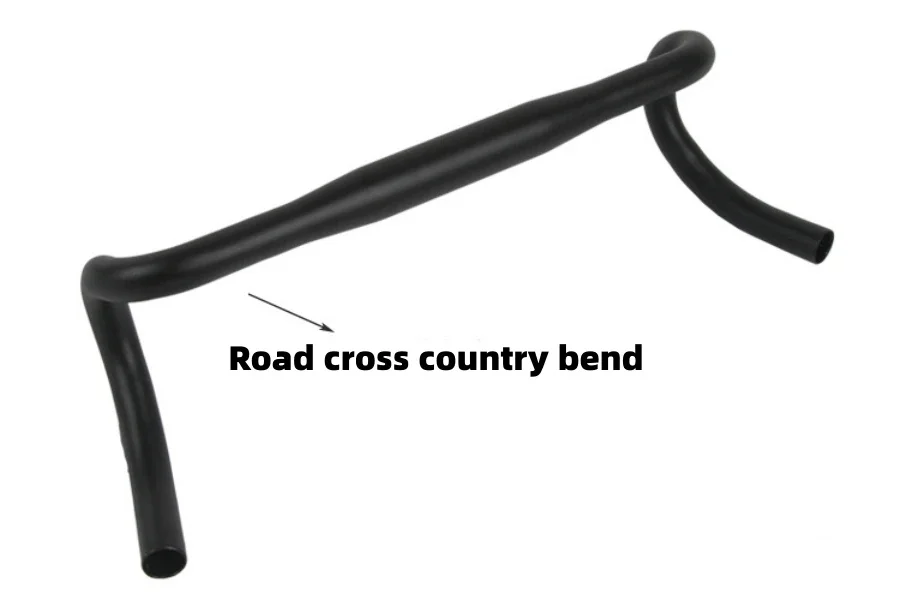 UNO FL12 Gravel Cross-Country Lenker/Gebogener Lenker aus Aluminium für Fahrräder 31,8X380/400/420/440/460MM – Detail 6