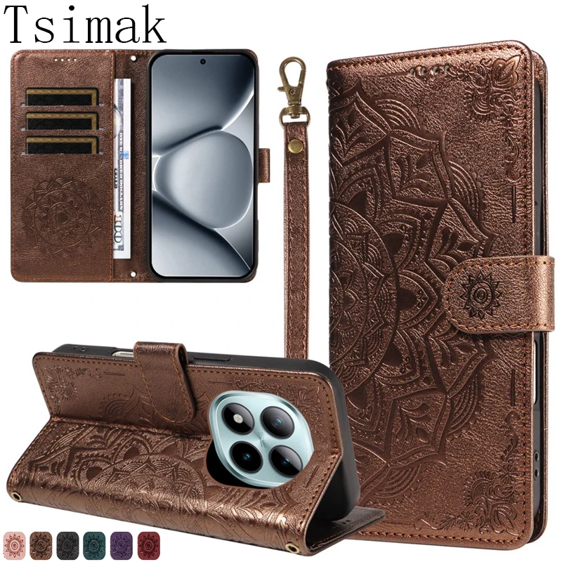 Leather Flip Wallet Phone Case - Elegant and Versatile Design