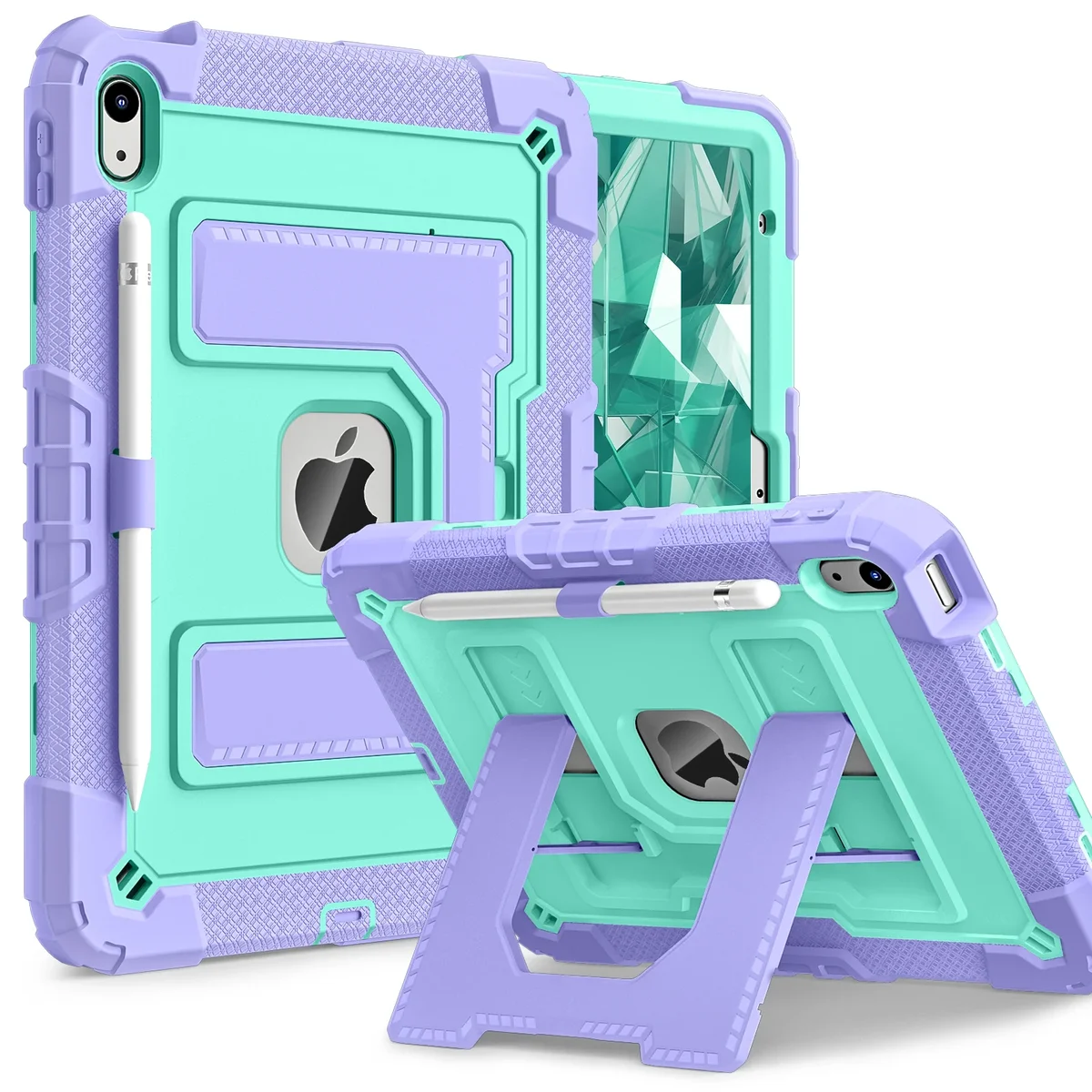 Tablet Case for IPad 11 11th 2025 A16 10th Gen 2022 Air 4 5 10.9 Pro Air 11 2024 Kids Stand Shockproof Protect Rugged Cover