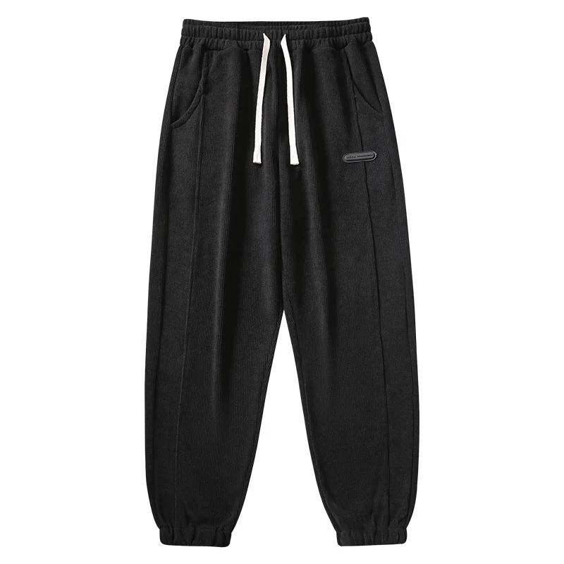 Elegant Fashion Harajuku Slim Fit Ropa Hombre Loose Casual Pants All Match Sports Pants Solid Pockets Straight Cylinder Leggings