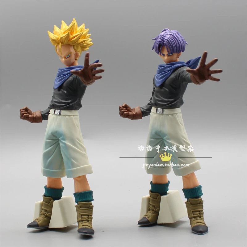 Dragon Ball Anime Gt Ultimate Warrior Purple Yellow Hair Trunks Pvc Action  Figure Collectible Model Toys For Children Gifts - Animation  Derivatives/peripheral Products - AliExpress