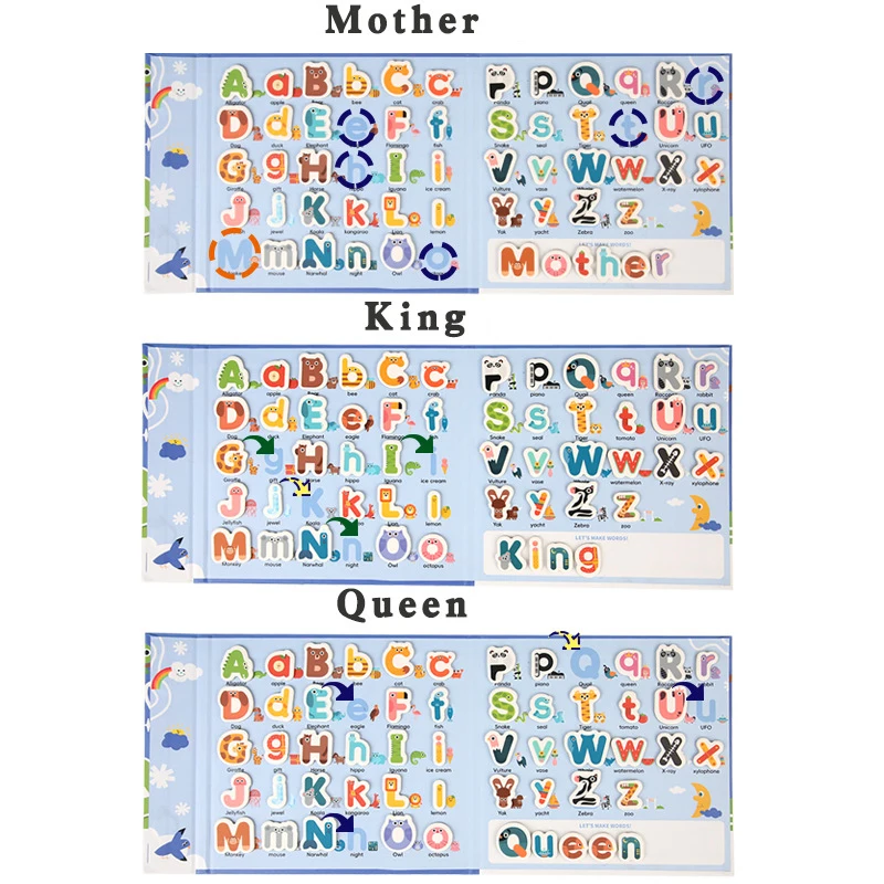 78pcs Magnetic Alphabet Letters,Letters ABC Learning Toys for Preschool Education,Spelling English Word Game,Fridge Stickers 4