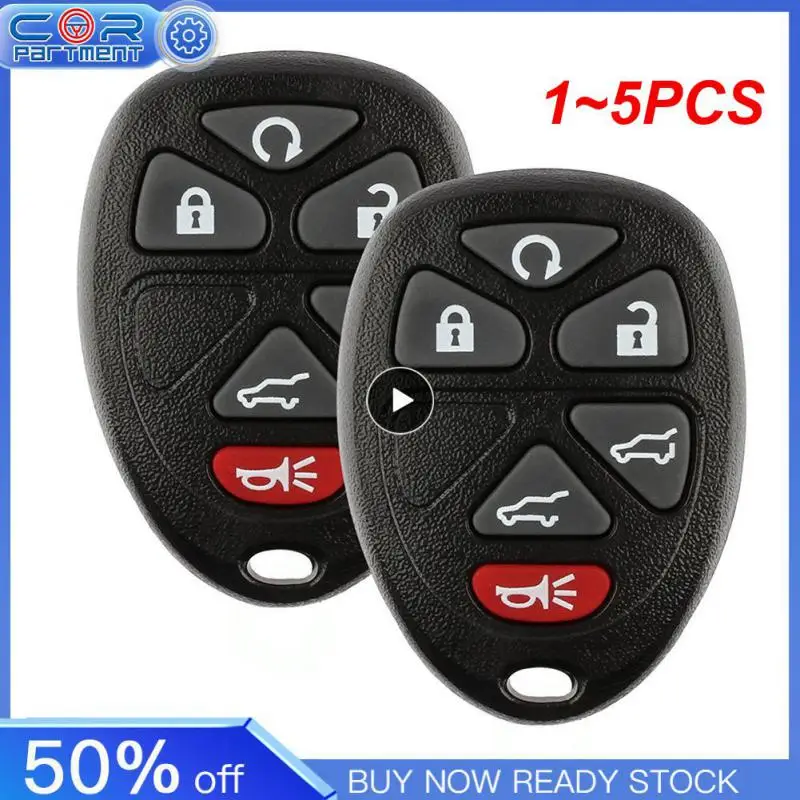 

1~5PCS Car Key Case Remote Key Fob Case Shell 6 Button For Suburban for Yukon Car Styling Keys
