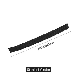 Durable PVC Rubber Bumper Guard - Heavy - Duty Rear Trunk Protector & Decorative Anti - Scratch Strip (90CM)