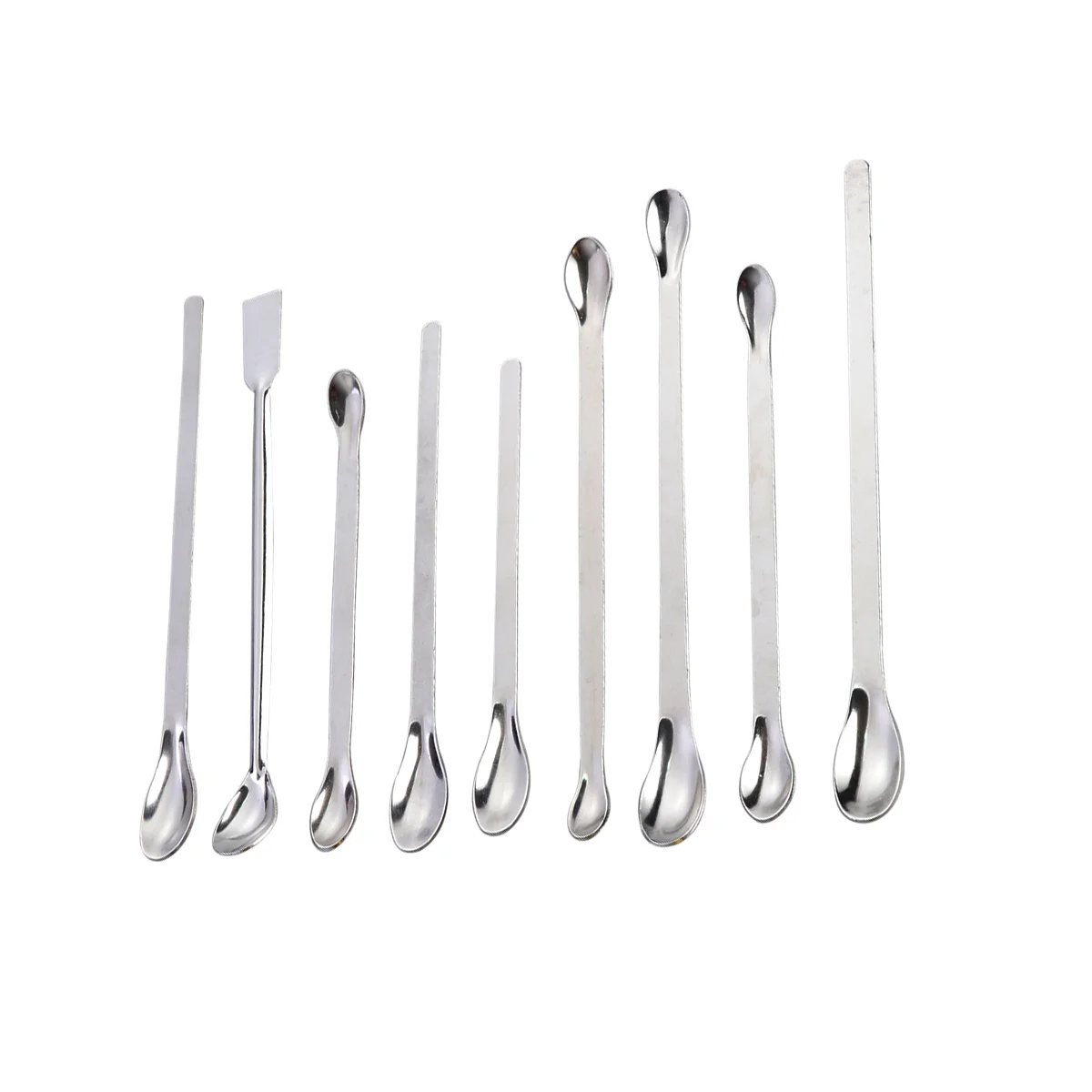 Stainless Steel Lab Spoon Spatula Laboratory Sampling Spoon Mixing Spat ...