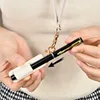 Neck Nurse Pen Clip Portable Keychain Compact Leather Pen Holder Office Pen Storage Clip 2