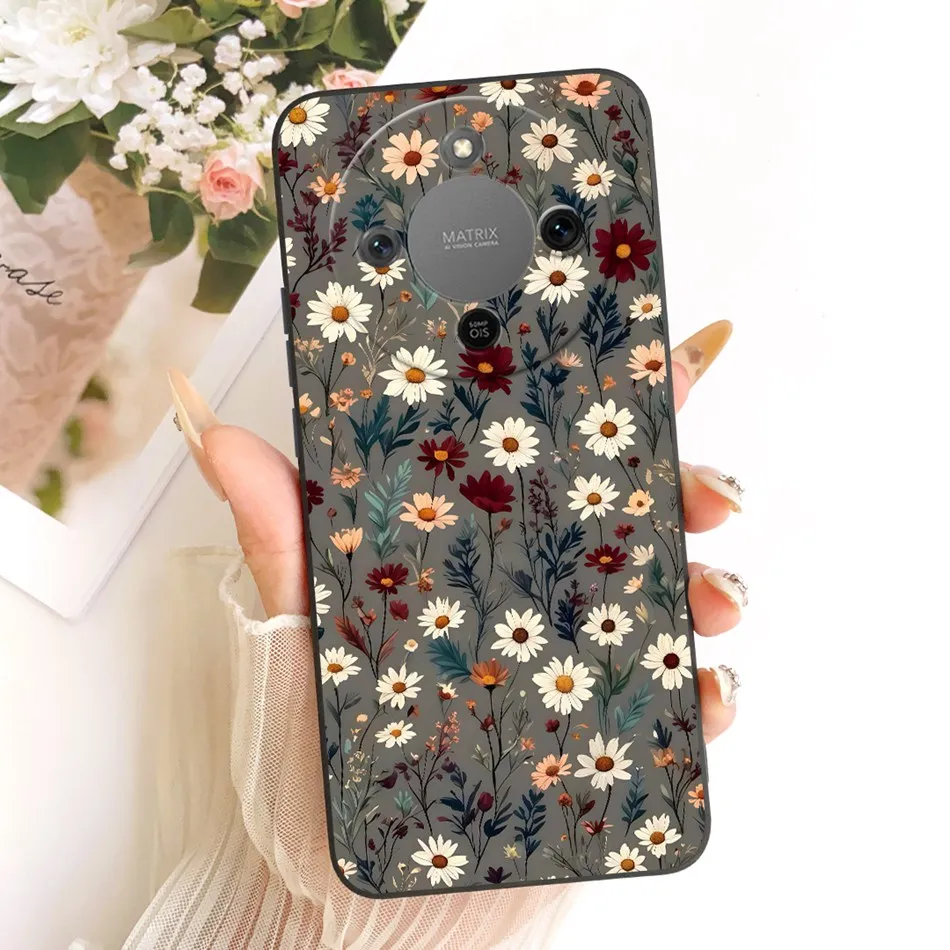 Cute Cat Flower Butterfly Cartoon Shockproof Soft Silicone Phone Case