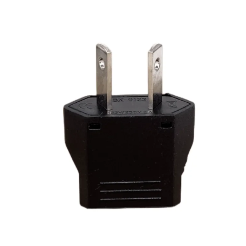 Black white mini portable 6A 125V/250V Australia new Zealand travel adapter plug AU 2 Pins small power plug type-C